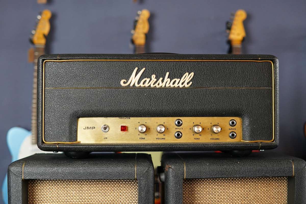 Marshall JMP PA20 1917 20w Head & Matching cabs Bj. 1972