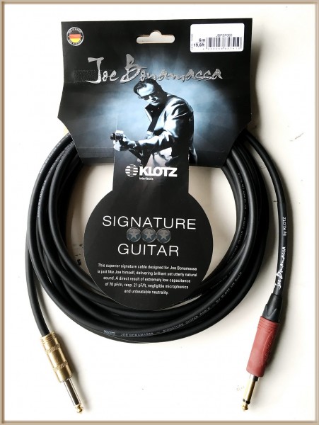 Klotz Joe Bonamassa 6m · Instrumentenkabel mit silent plug
