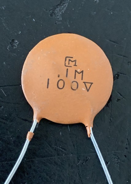 NOS Murata Ceramic Disc 100nf / 100V Kondensator