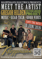 Meet the Artist - Gregor Hilden & Richie Arndt - Peter Green Projekt - 5.6.26 inkl. Catering