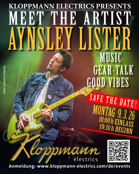 Meet the Artist - Aynsley Lister Band (UK) - 09.03.2026