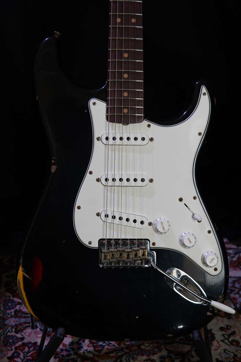 【10145】 Fender custom shop Stratcaster Fender Custom Shop '65 Dual-Mag Strat Journeyman, Sage Green