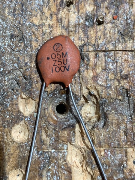 NOS Ceramic Disc 100nf / 100V Capacitor