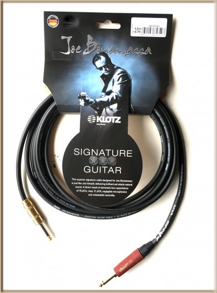 Klotz Joe Bonamassa Gitarren Kabel 4,5m mit silent PLUG