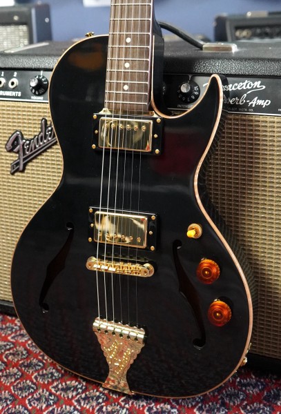 B&G Guitars Little Sister Crossroads Midnight Ocean HB Cut w/Kloppmann Pickups (optional)