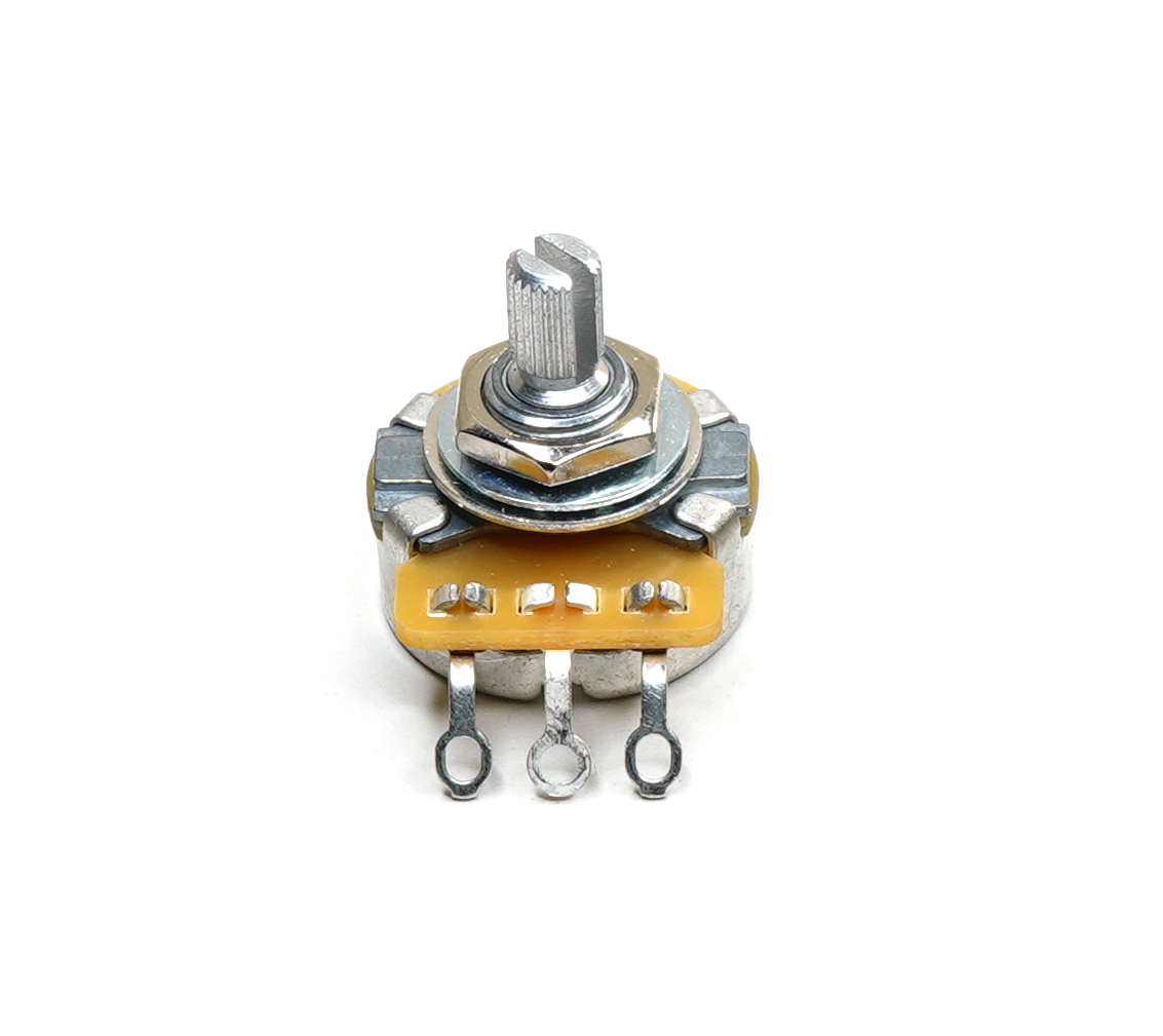 2x RFT Potentiometer 2,2 KOhm – Log. Kennlinie, Durchmesser 13 Mm, PCB-Montage, Neu